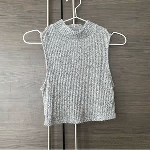 Urban Outfitters Gray Mock Neck Tank